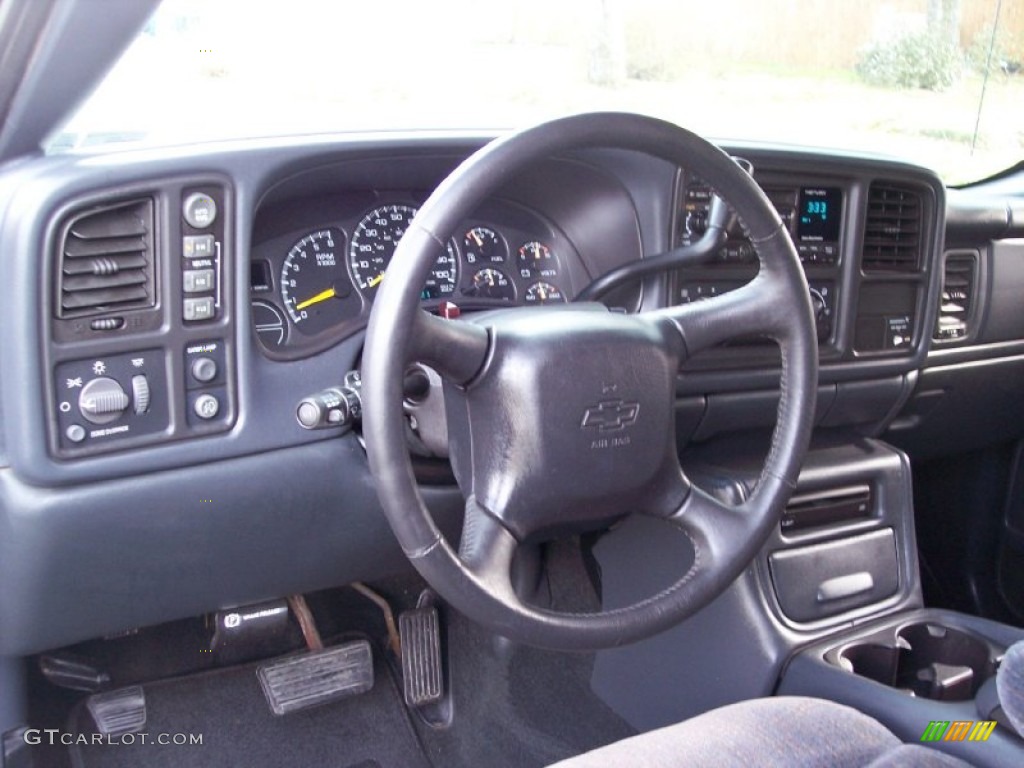 1999 Silverado 1500 LS Z71 Extended Cab 4x4 - Indigo Blue Metallic / Graphite photo #49