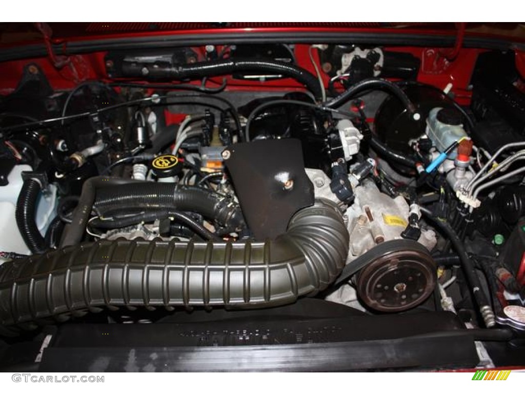 2000 Ford Ranger XLT SuperCab 4x4 4.0 Liter OHV 12 Valve V6 Engine Photo #62480347