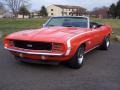 Front 3/4 View of 1969 Camaro RS/SS Convertible