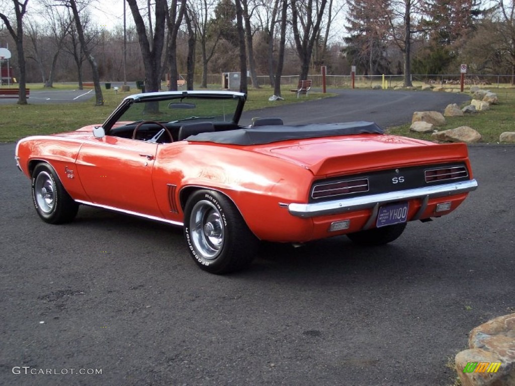 Hugger Orange 1969 Chevrolet Camaro RS/SS Convertible Exterior Photo #62480397