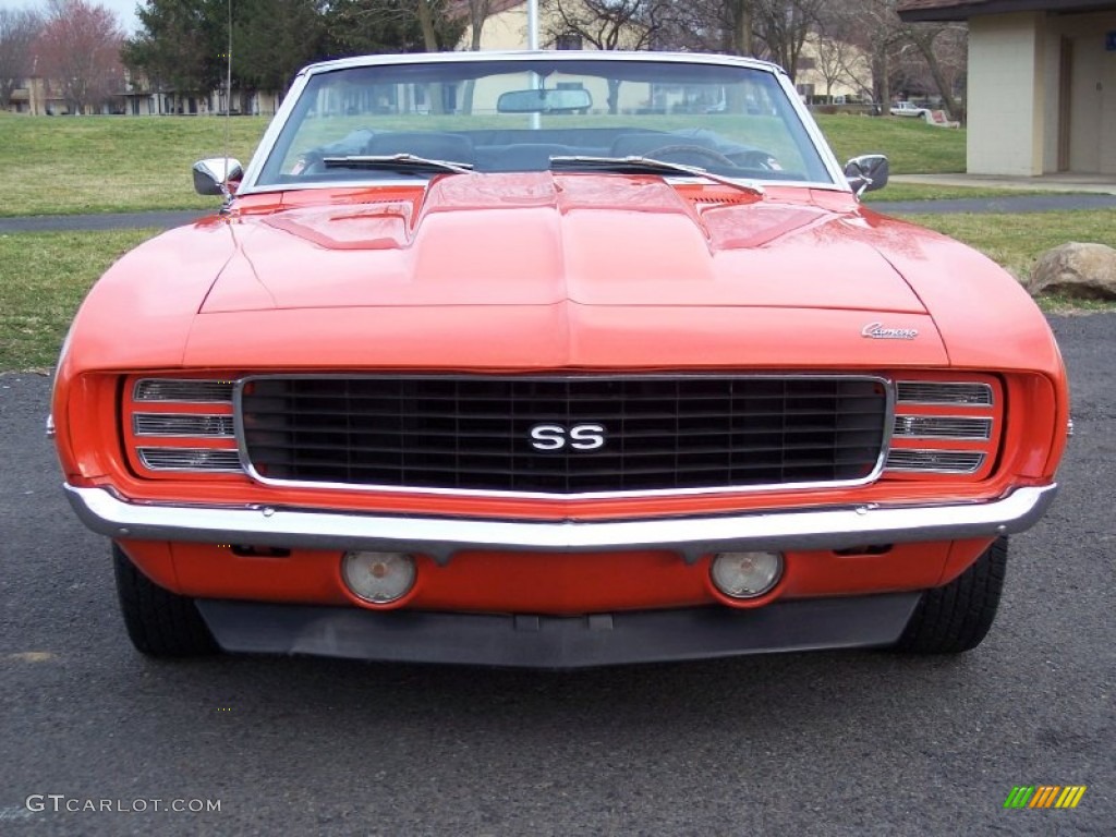 Hugger Orange 1969 Chevrolet Camaro RS/SS Convertible Exterior Photo #62480434