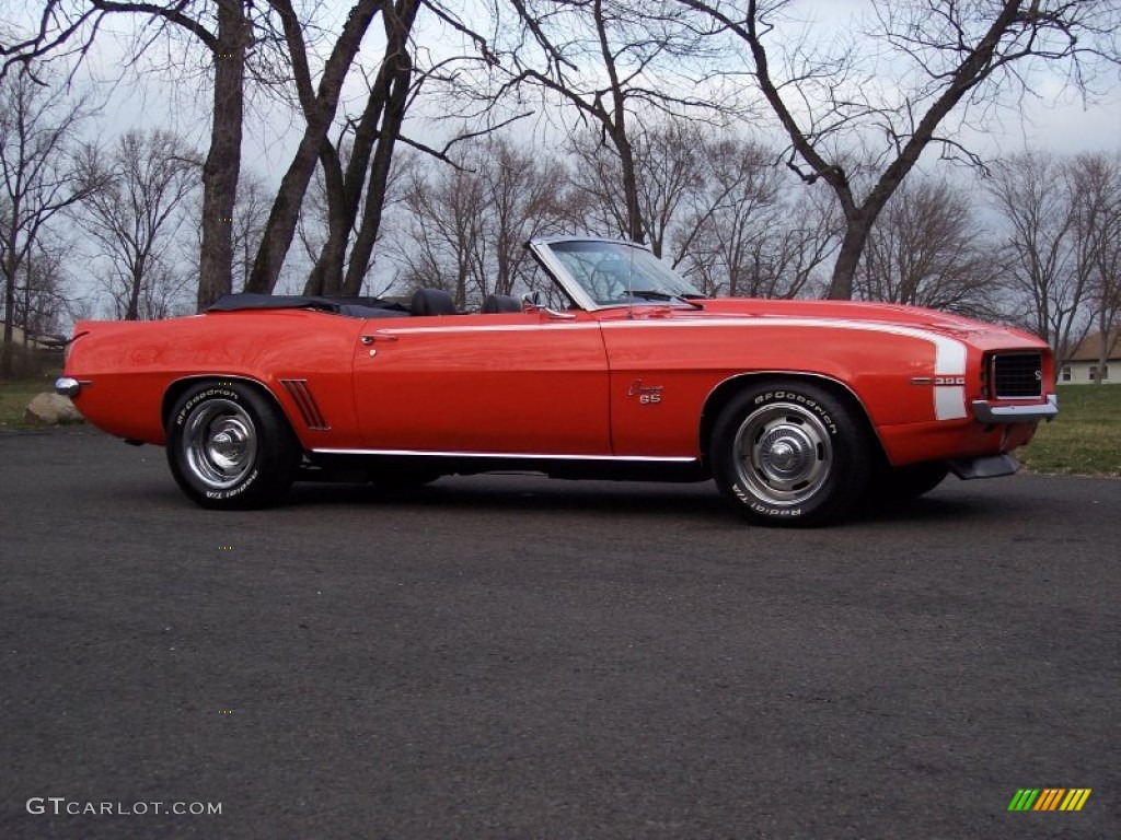 1969 Camaro RS/SS Convertible - Hugger Orange / Black photo #19