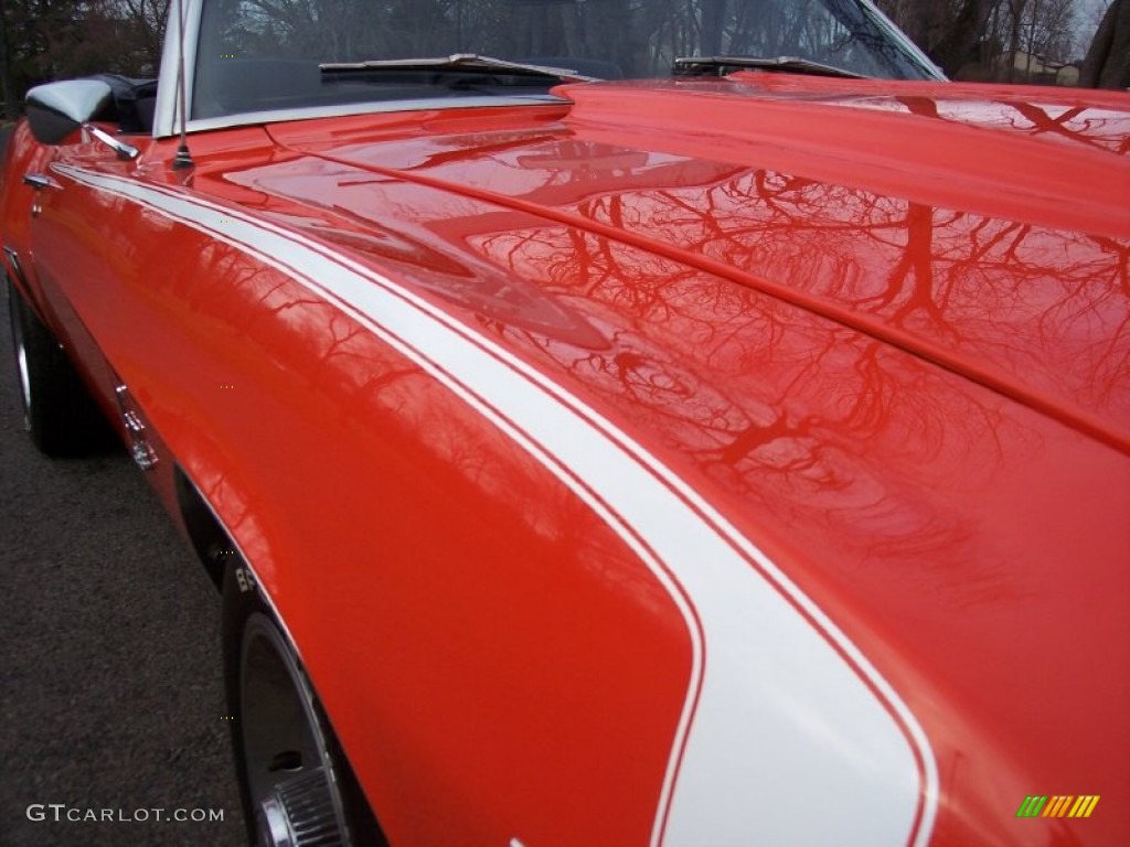 1969 Camaro RS/SS Convertible - Hugger Orange / Black photo #27