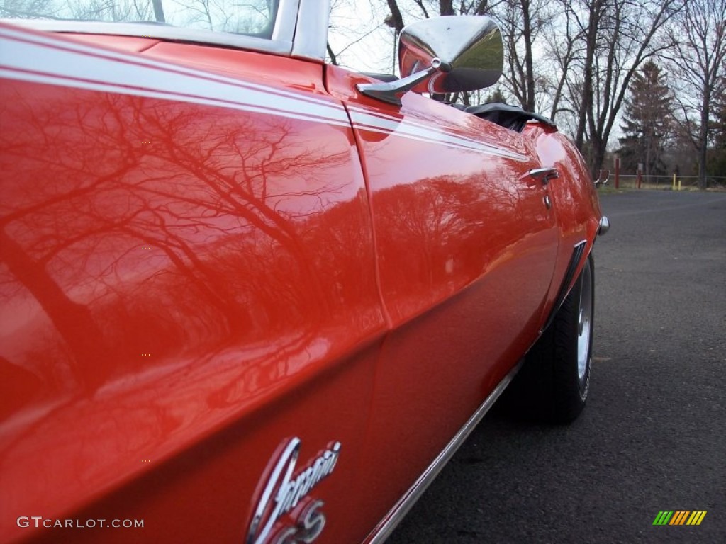 1969 Camaro RS/SS Convertible - Hugger Orange / Black photo #30
