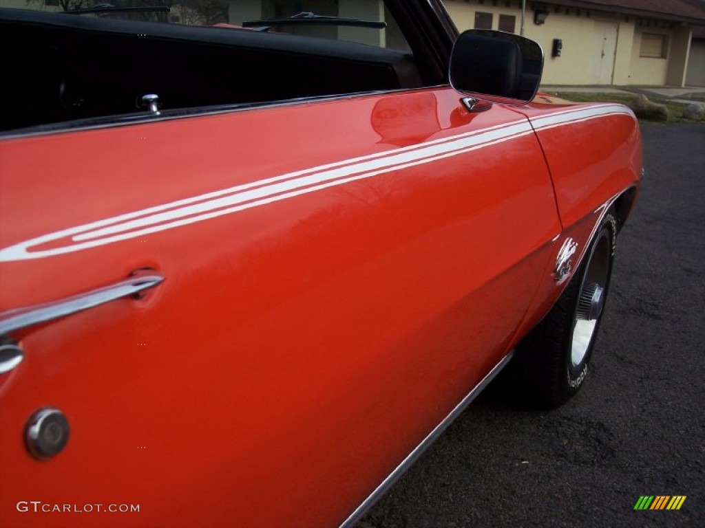1969 Camaro RS/SS Convertible - Hugger Orange / Black photo #38