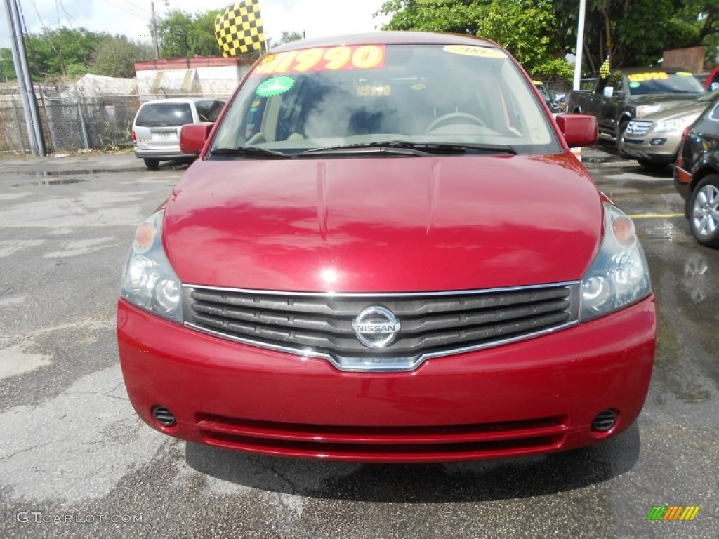 2007 Quest 3.5 - Red Brawn Metallic / Beige photo #2