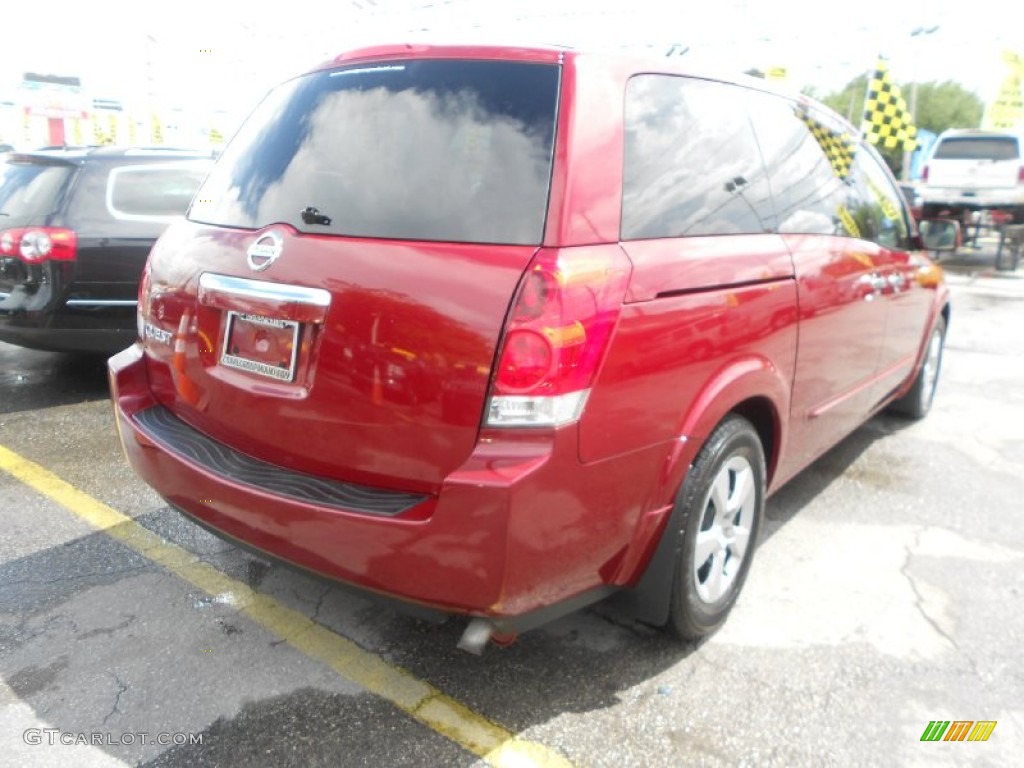 2007 Quest 3.5 - Red Brawn Metallic / Beige photo #5