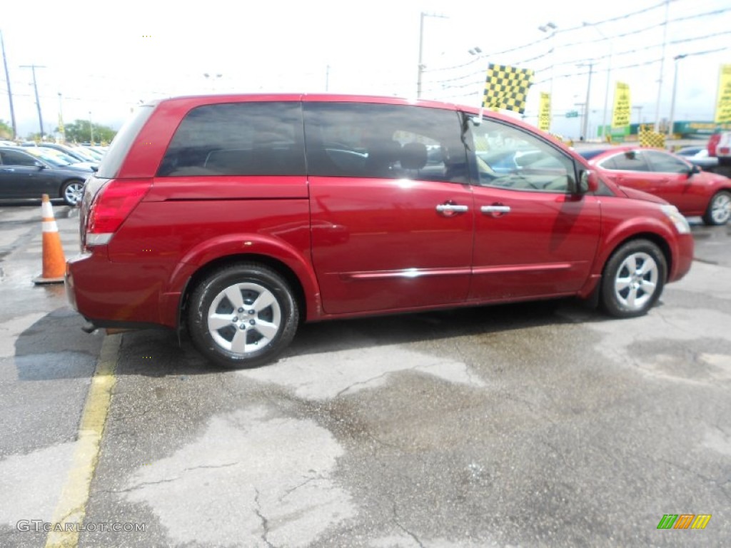 2007 Quest 3.5 - Red Brawn Metallic / Beige photo #6