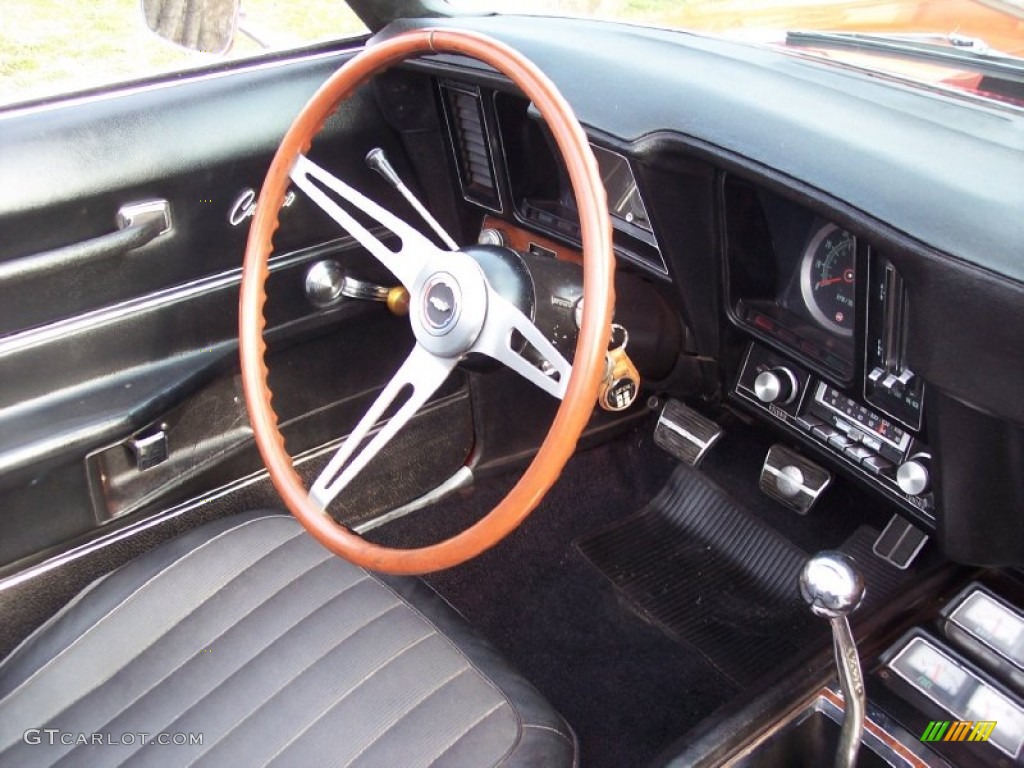 1969 Chevrolet Camaro RS/SS Convertible Black Steering Wheel Photo #62480660