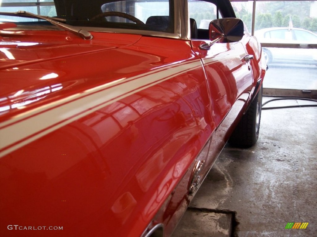 1969 Camaro RS/SS Convertible - Hugger Orange / Black photo #82