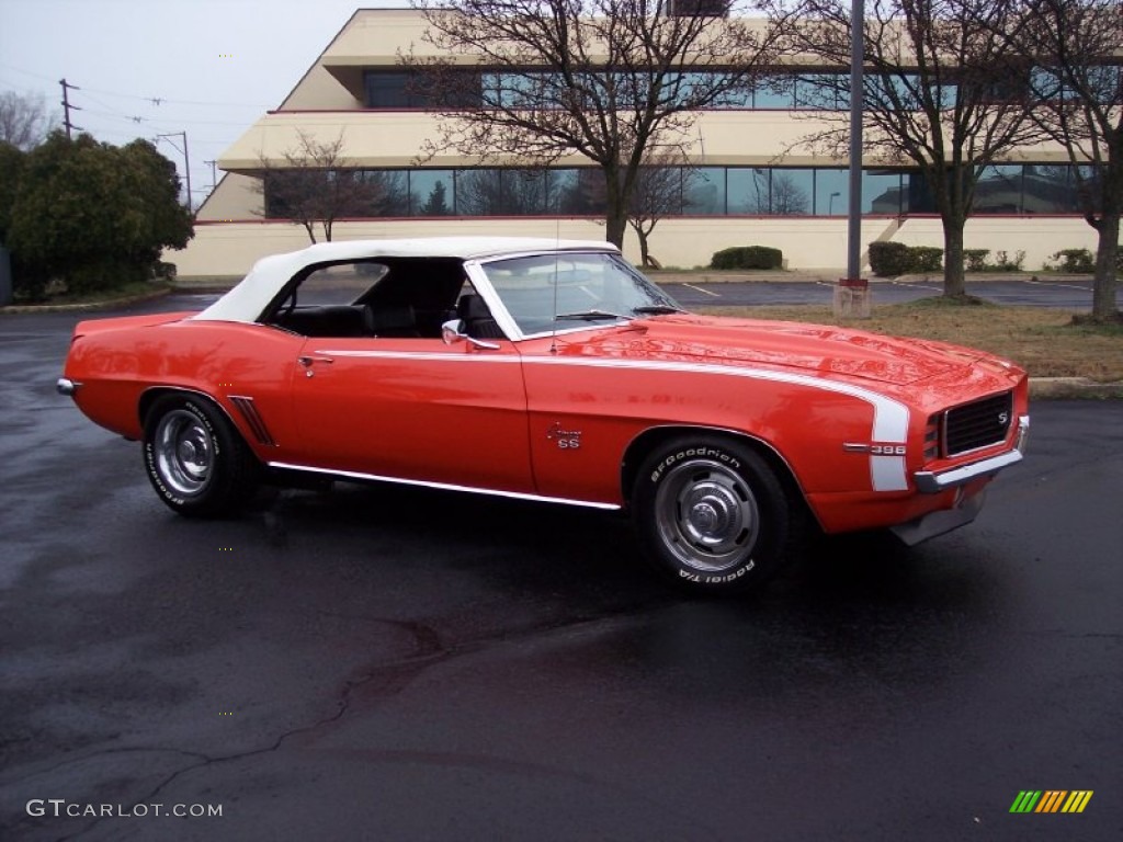 Hugger Orange 1969 Chevrolet Camaro RS/SS Convertible Exterior Photo #62480872