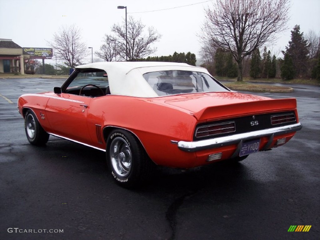 1969 Camaro RS/SS Convertible - Hugger Orange / Black photo #86