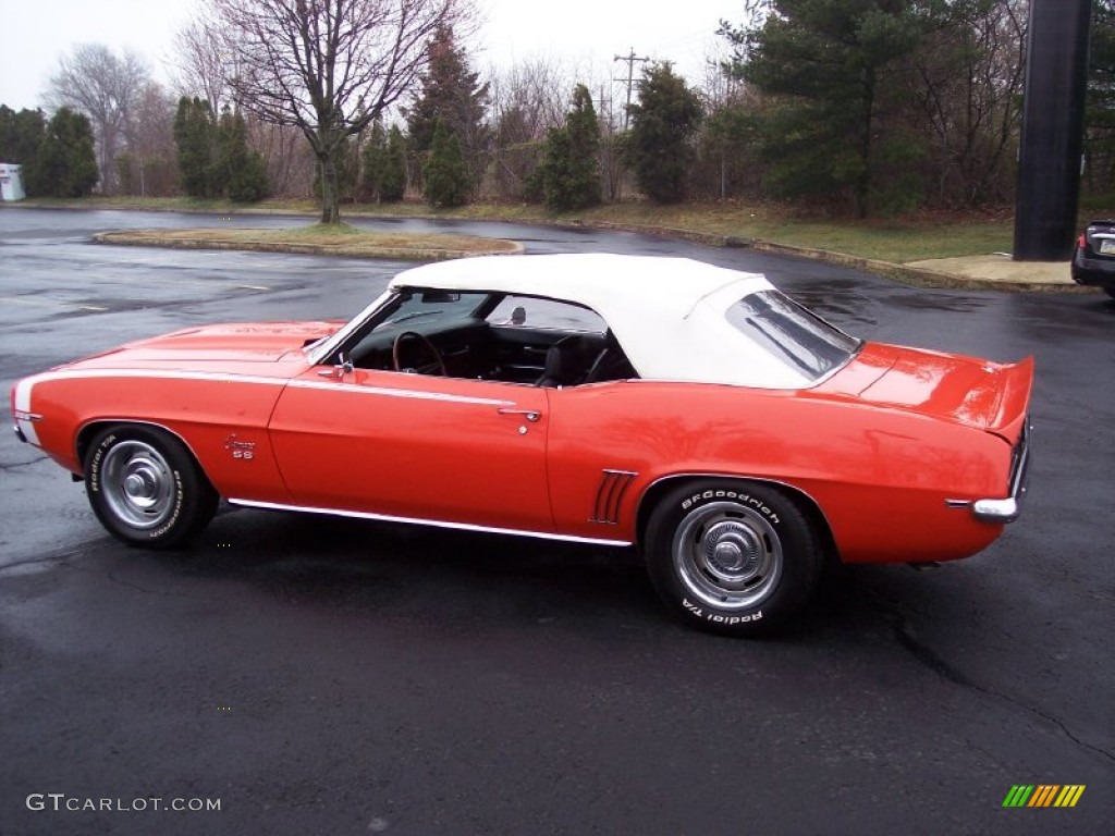 Hugger Orange 1969 Chevrolet Camaro RS/SS Convertible ...