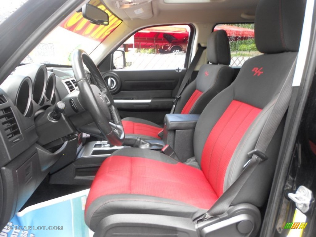 Dark Slate Gray/Red Interior 2007 Dodge Nitro R/T Photo #62480932