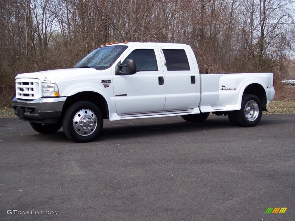 Oxford White 2003 Ford F450 Super Duty Lariat Crew Cab 5th Wheel Exterior Photo #62480936