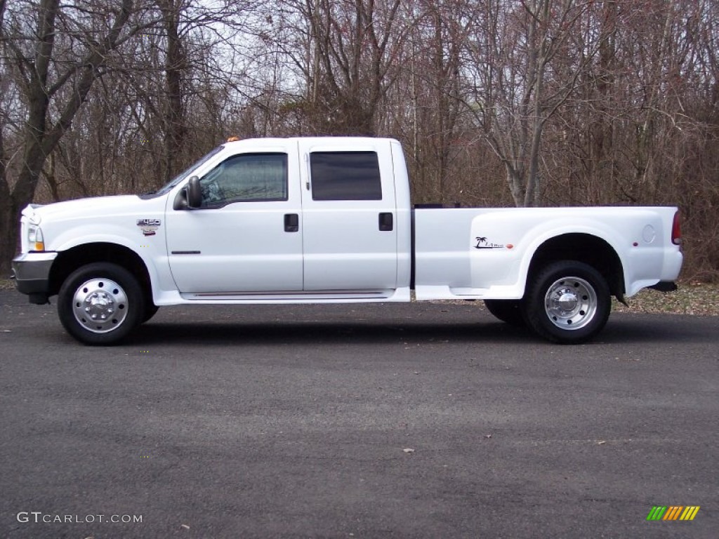 Oxford White 2003 Ford F450 Super Duty Lariat Crew Cab 5th Wheel Exterior Photo #62480942