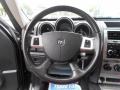 2007 Dodge Nitro Dark Slate Gray/Red Interior Steering Wheel Photo