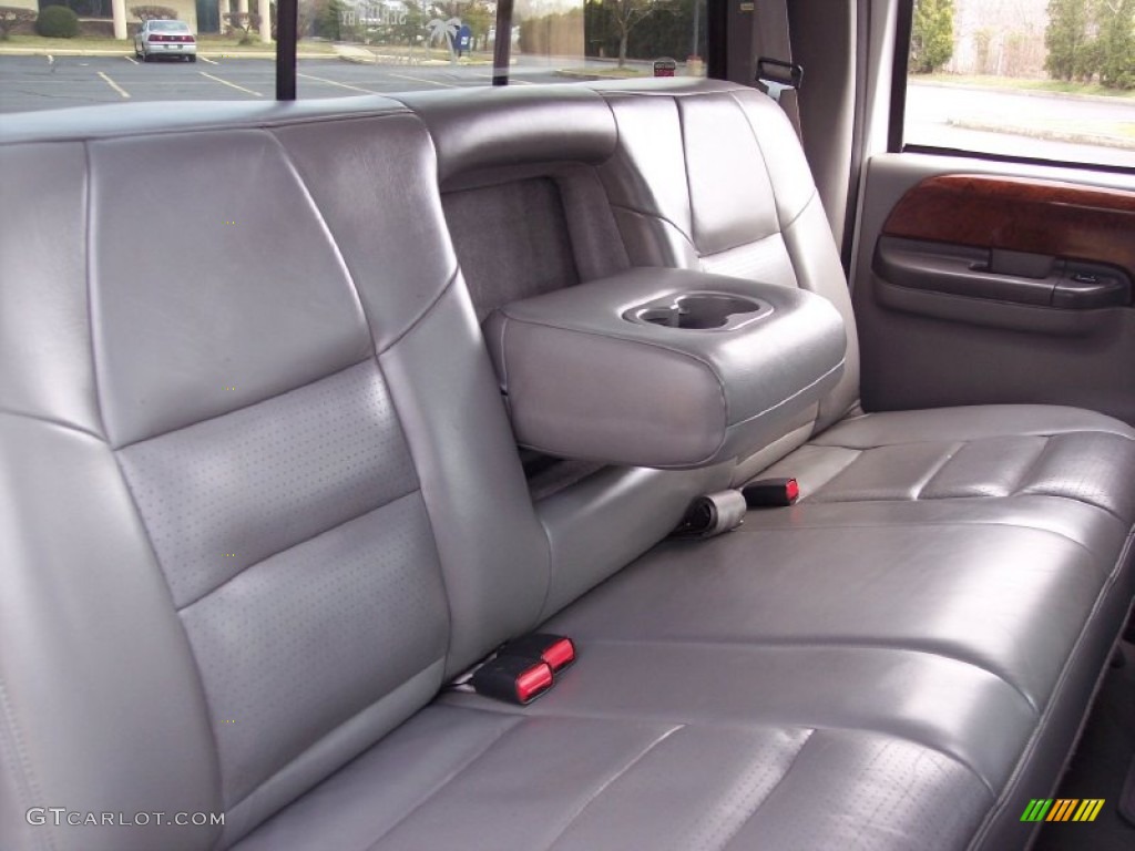 Medium Flint Interior 2003 Ford F450 Super Duty Lariat Crew Cab 5th Wheel Photo #62481307
