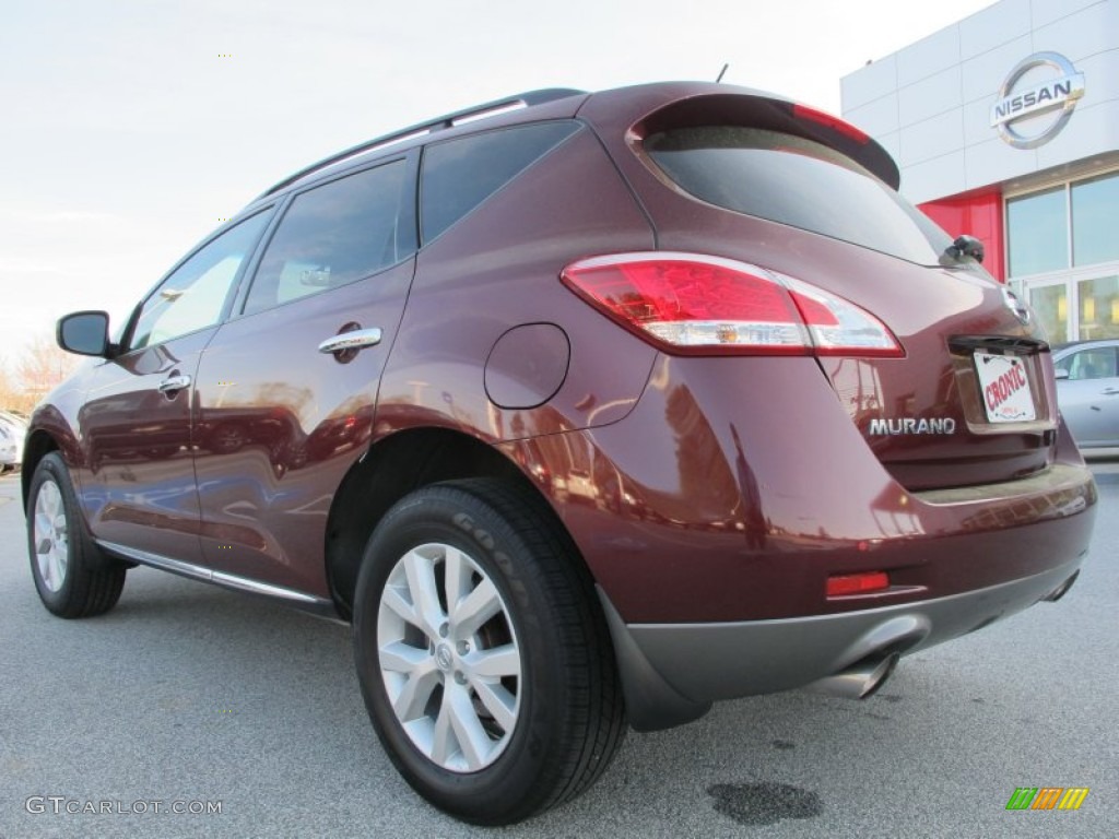 2011 Murano SV AWD - Merlot / Beige photo #3