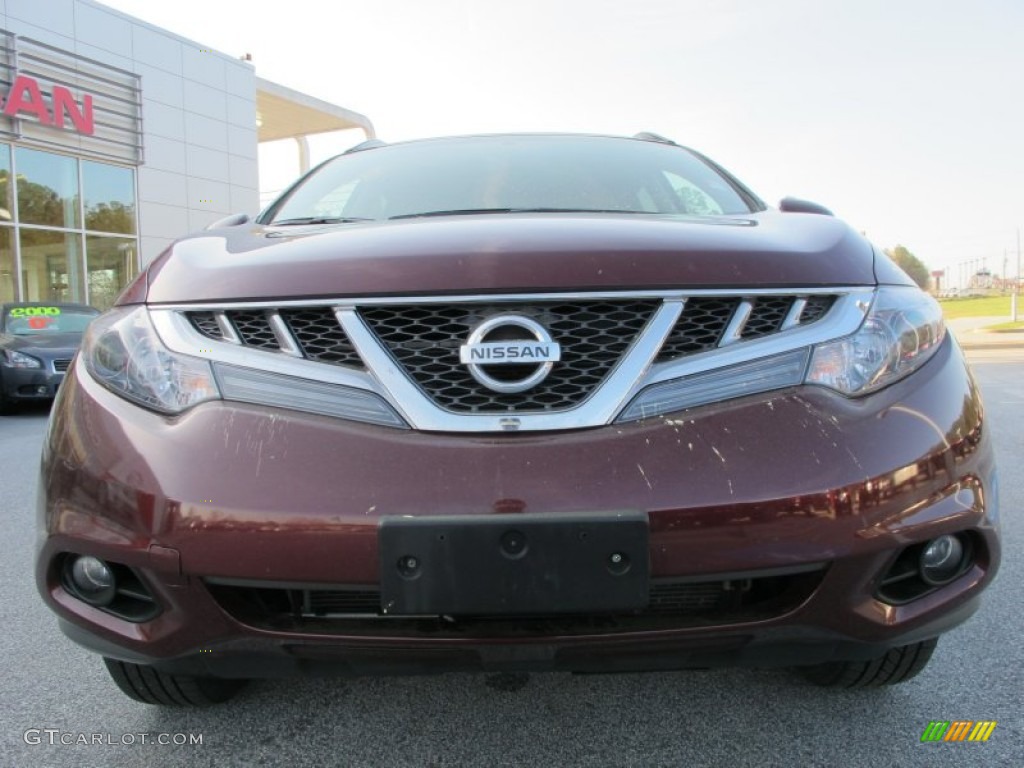 2011 Murano SV AWD - Merlot / Beige photo #8