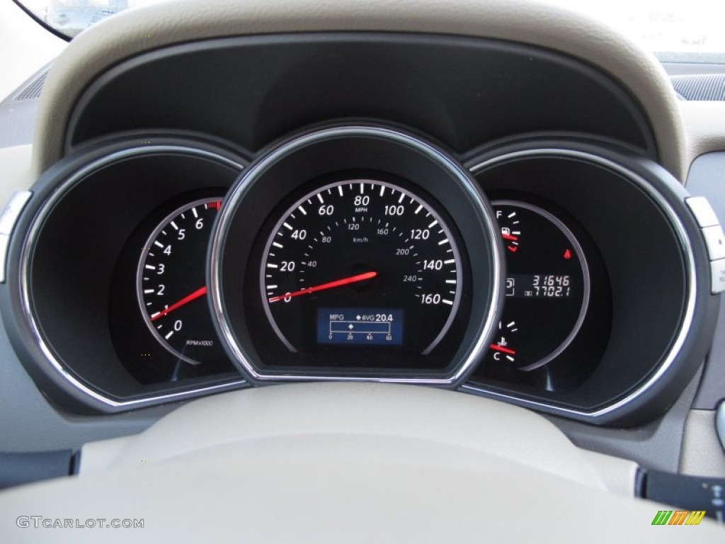 2011 Nissan Murano SV AWD Gauges Photo #62481649