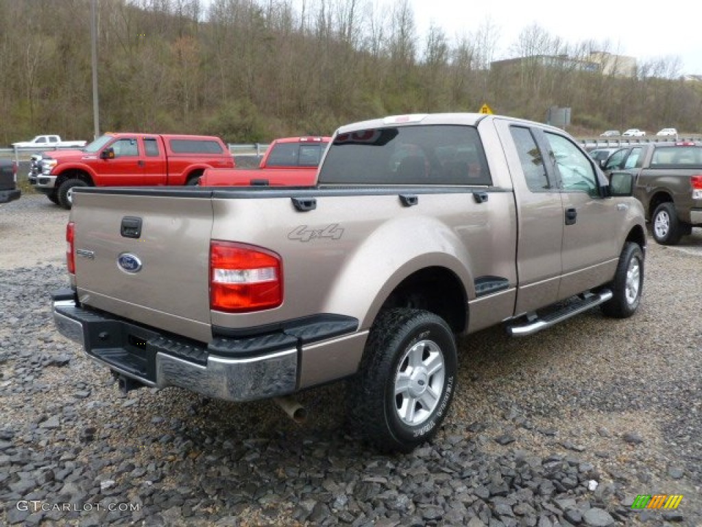2004 F150 XLT SuperCab 4x4 - Arizona Beige Metallic / Tan photo #6