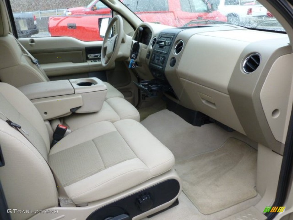 2004 F150 XLT SuperCab 4x4 - Arizona Beige Metallic / Tan photo #8