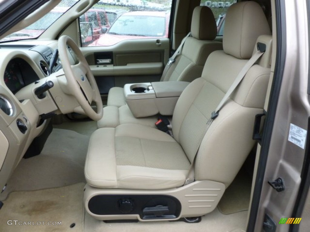 2004 F150 XLT SuperCab 4x4 - Arizona Beige Metallic / Tan photo #10