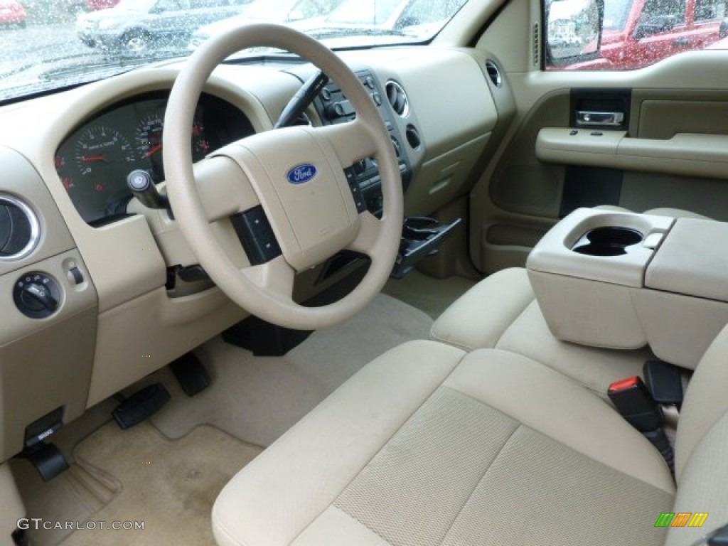 2004 F150 XLT SuperCab 4x4 - Arizona Beige Metallic / Tan photo #11