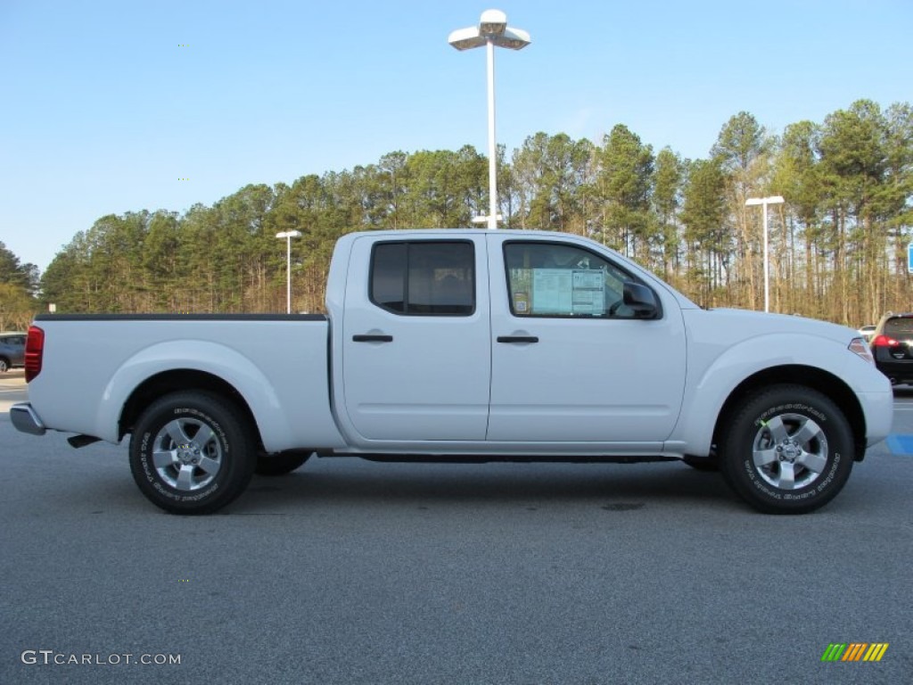 Avalanche White 2012 Nissan Frontier SV Crew Cab Exterior Photo #62482084