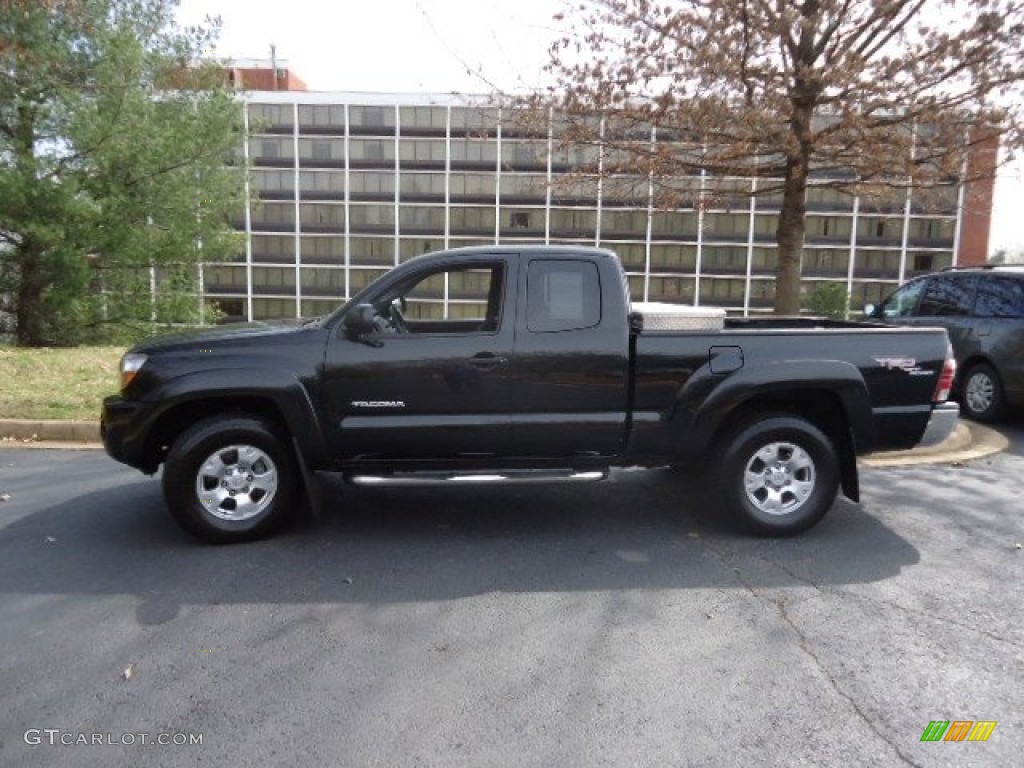 Black Sand Pearl 2009 Toyota Tacoma V6 TRD Access Cab 4x4 Exterior Photo #62482915