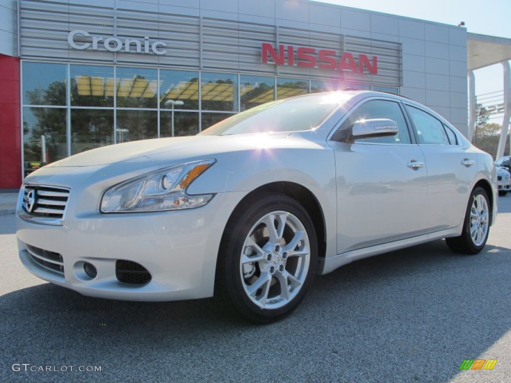 2012 Maxima 3.5 SV Premium - Brilliant Silver / Charcoal photo #1