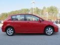 Red Alert 2012 Nissan Versa 1.8 SL Hatchback Exterior