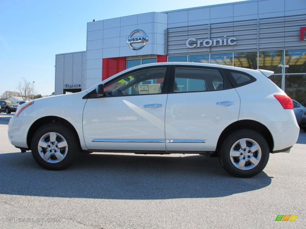 2012 Rogue S - Pearl White / Black photo #2