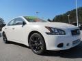 Winter Frost White 2012 Nissan Maxima 3.5 S Exterior