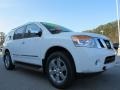 2012 Blizzard White Nissan Armada Platinum  photo #7