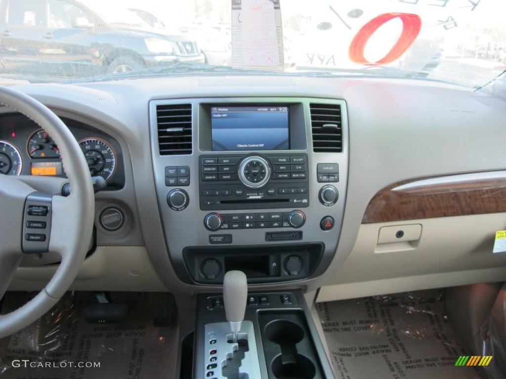 2012 Armada Platinum - Blizzard White / Almond photo #13