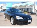 2007 Nighthawk Black Pearl Honda Accord EX-L V6 Sedan  photo #1