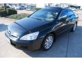 2007 Nighthawk Black Pearl Honda Accord EX-L V6 Sedan  photo #3