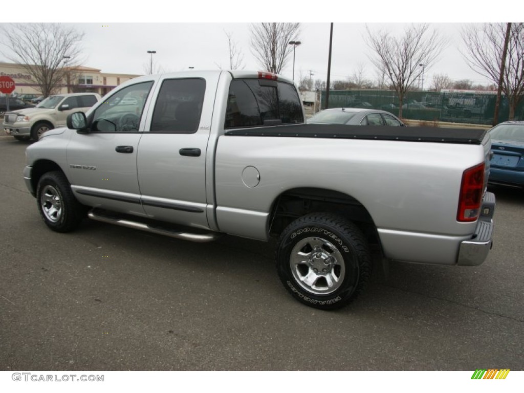 2002 Ram 1500 SLT Quad Cab 4x4 - Bright Silver Metallic / Dark Slate Gray photo #6