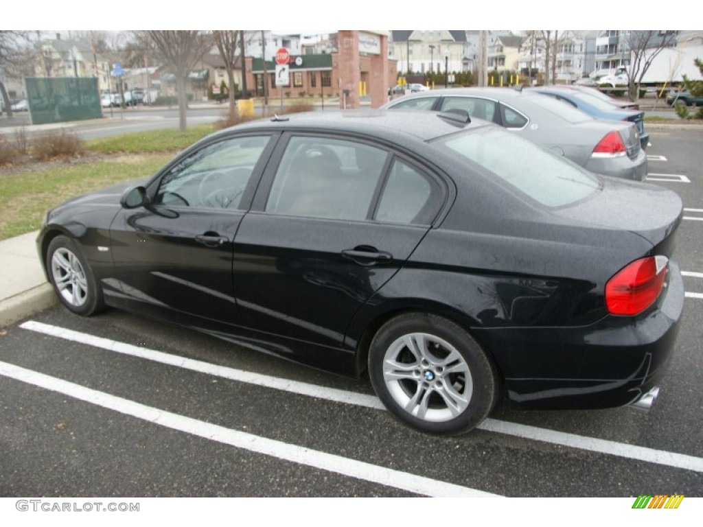 2008 3 Series 328xi Sedan - Black Sapphire Metallic / Terra Dakota Leather photo #6