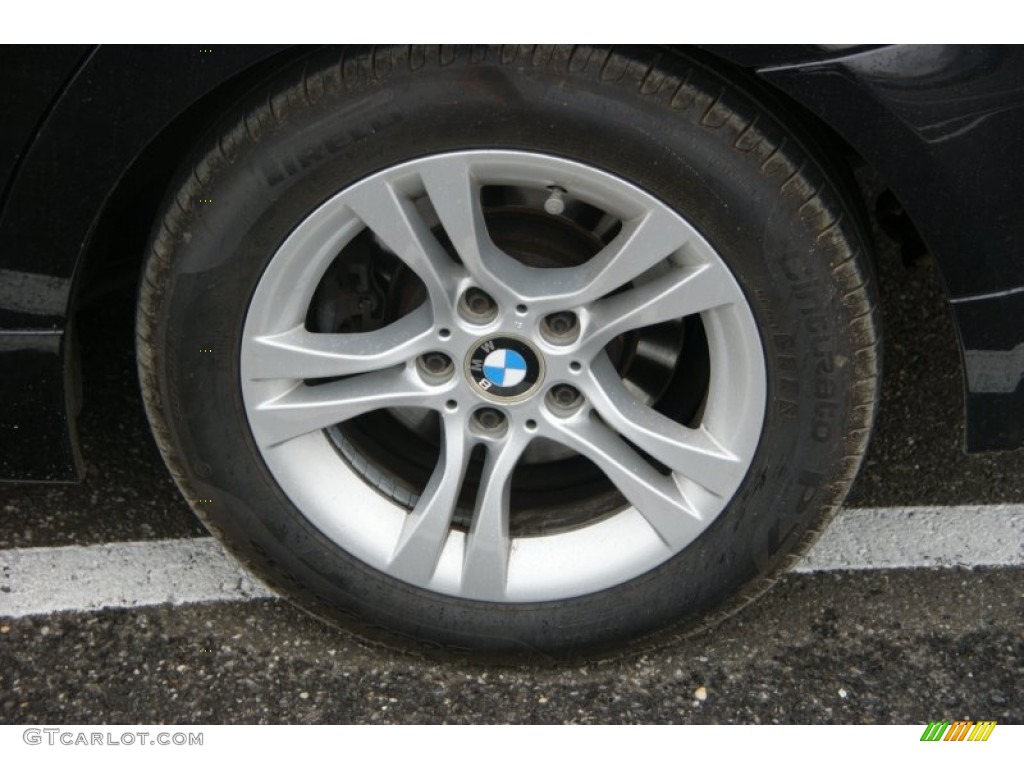 2008 3 Series 328xi Sedan - Black Sapphire Metallic / Terra Dakota Leather photo #7