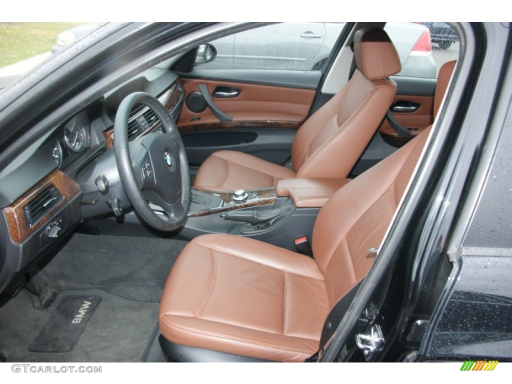 2008 3 Series 328xi Sedan - Black Sapphire Metallic / Terra Dakota Leather photo #8
