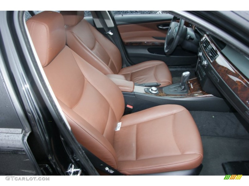 2008 3 Series 328xi Sedan - Black Sapphire Metallic / Terra Dakota Leather photo #14