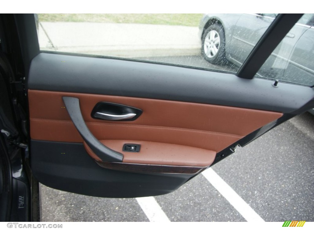 2008 3 Series 328xi Sedan - Black Sapphire Metallic / Terra Dakota Leather photo #19