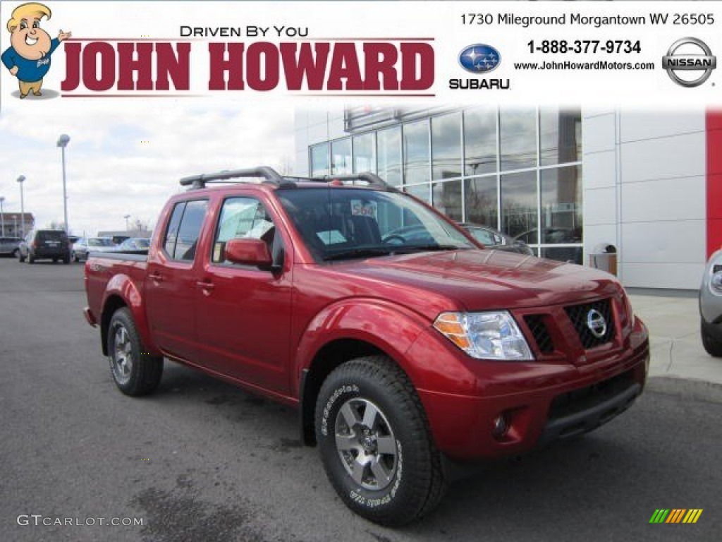 Lava Red Nissan Frontier