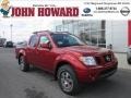 2012 Lava Red Nissan Frontier Pro-4X Crew Cab 4x4  photo #1