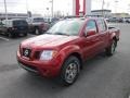 2012 Lava Red Nissan Frontier Pro-4X Crew Cab 4x4  photo #3