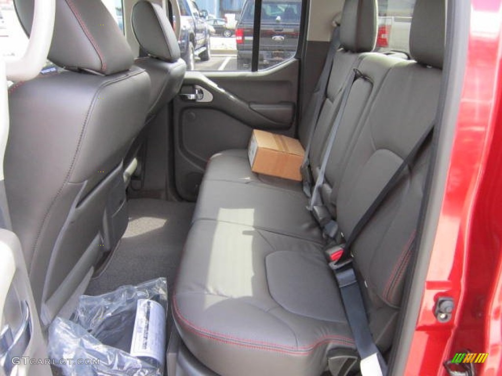 Pro 4X Graphite/Red Interior 2012 Nissan Frontier Pro-4X Crew Cab 4x4 Photo #62487720