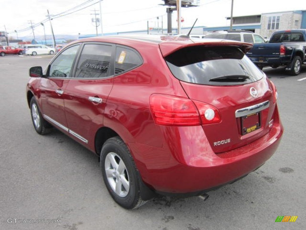 2012 Rogue S Special Edition AWD - Cayenne Red / Black photo #5